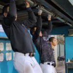 【アルバム】明治神宮野球大会準々決勝（練習風景）