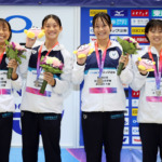 榎本裕月(女子100自)24年ぶり県新で準優勝。競泳日本学生選手権・第１、２日
